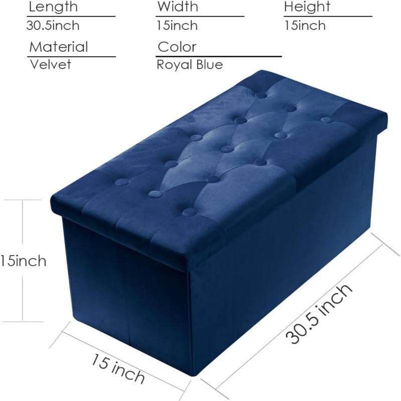 Extra Large Ottoman with Storage（1-Pack）