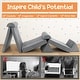 preview thumbnail 7 of 30, Convertible Kids Sofa Playset with Zipper