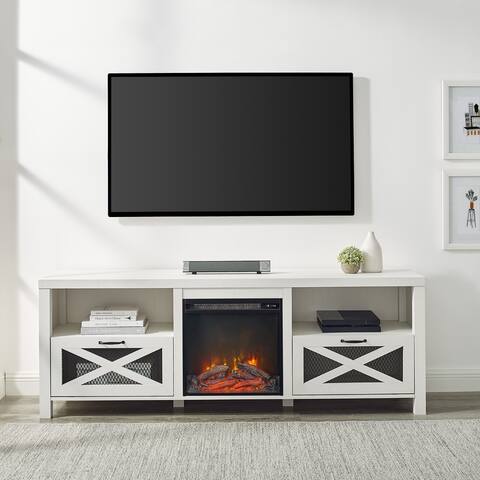 Middlebrook 70-inch Rustic Fireplace TV Stand