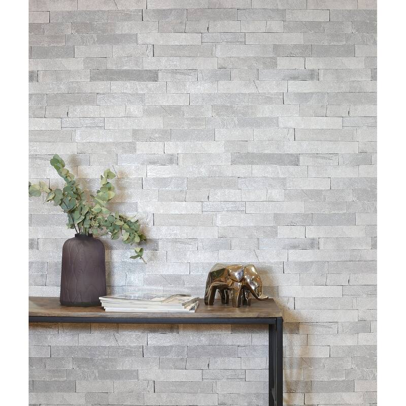 Arthouse Mortimer Grey Brick Wallpaper