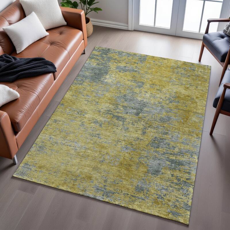 Premium Washable Super Soft Abstract Contemporary Mayfield Rug
