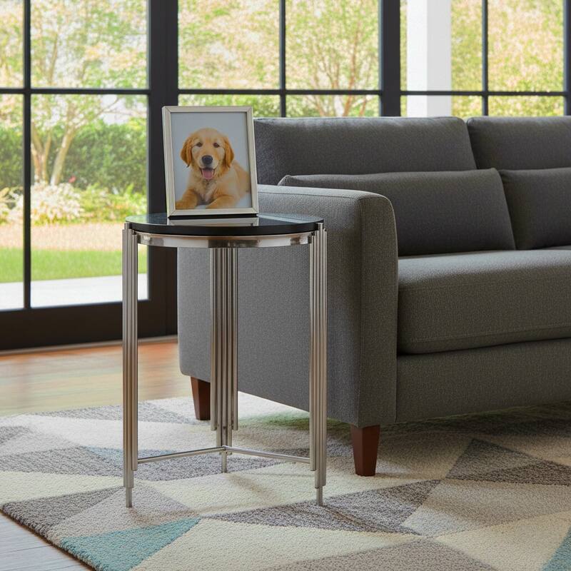 Metal Modern Stone Top Table