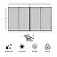 preview thumbnail 2 of 8, Costway In-Ground Swimming Pool Safety Fence Section Accidental