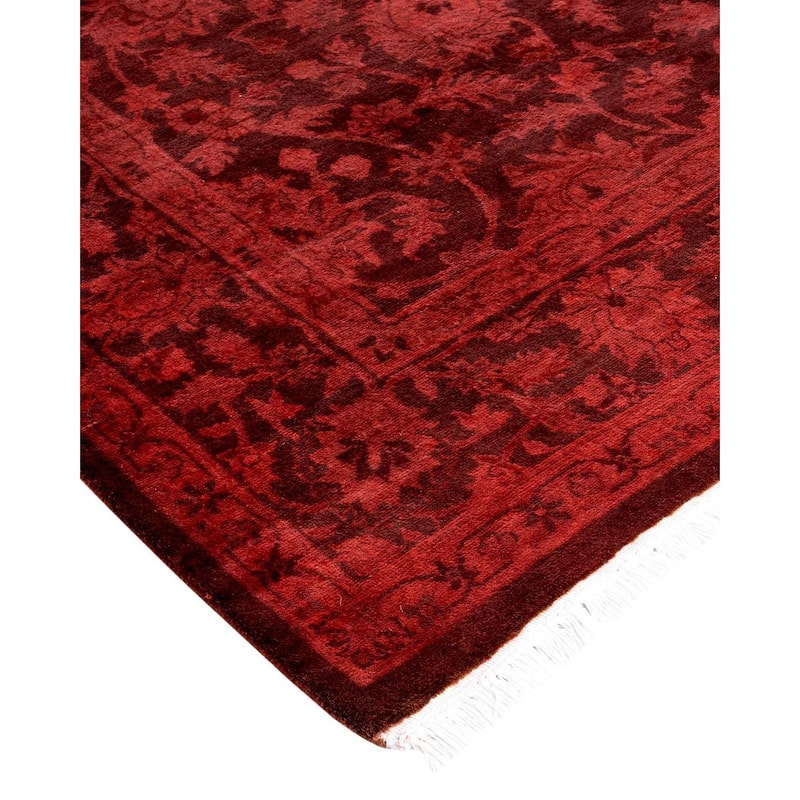 Fine Vibrance, One-of-a-Kind Hand-Knotted Area Rug - Brown, 4' 1" x 6' 5" - 4' 1" x 6' 5"