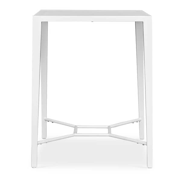 slide 2 of 5, Uttermost Montellano White Outdoor Bar Table