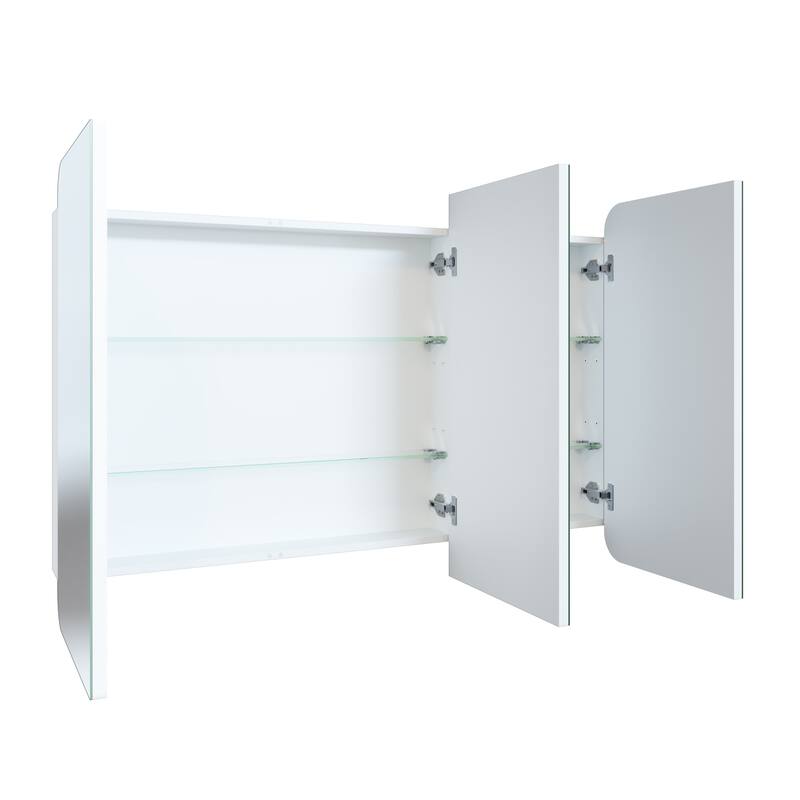 Glass Warehouse MC3-SQ-48X32 Erzi 48" x 32" Frameless Medicine Cabinet