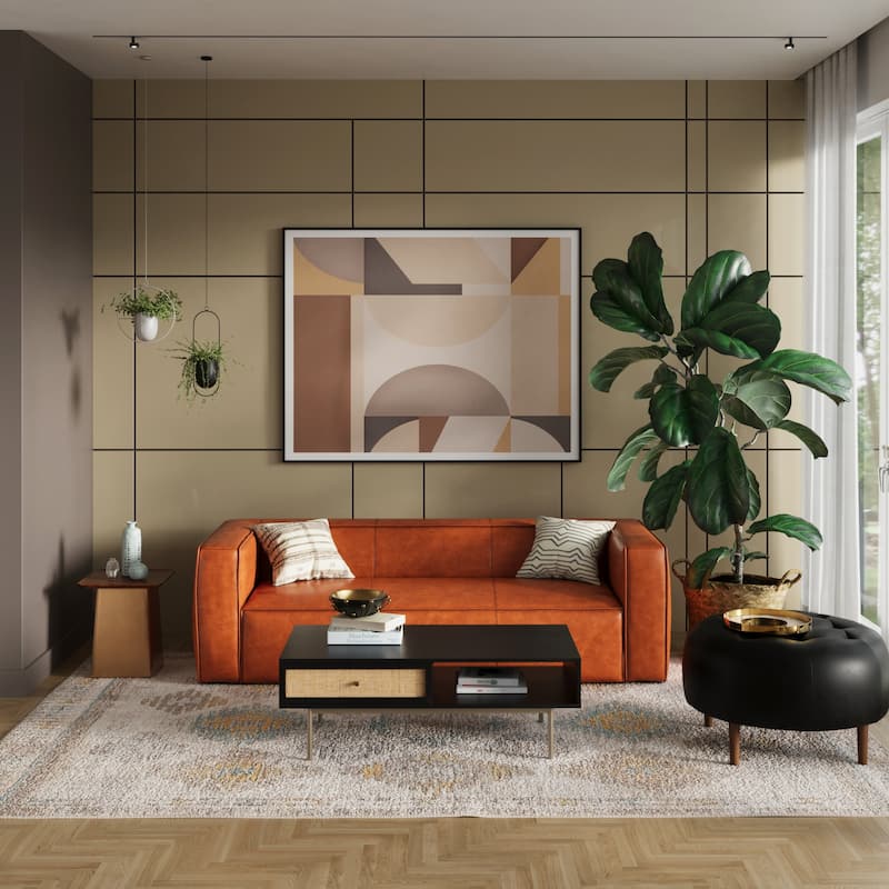 Finnegan Genuine Leather Sofa