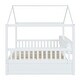 preview thumbnail 15 of 25, Wooden House Bed with Shelves and Storage
