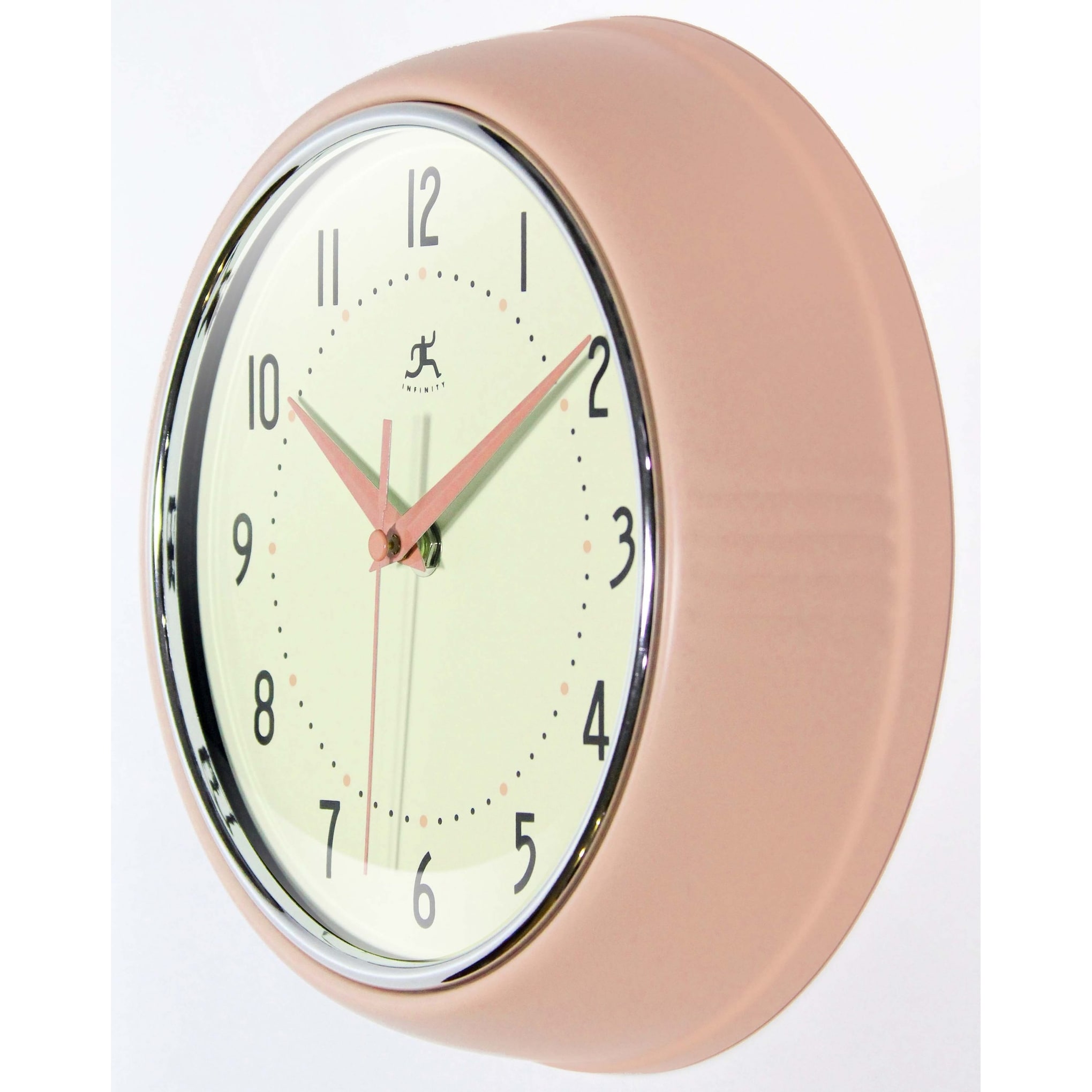 Round Retro Kitchen Wall Clock by Infinity Instruments ...