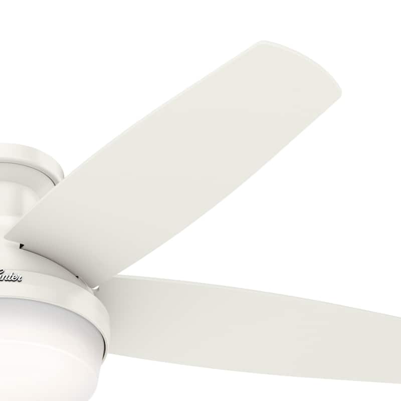 Hunter 48" Avia Low Profile Ceiling Fan w/ LED Light, Handheld Remote