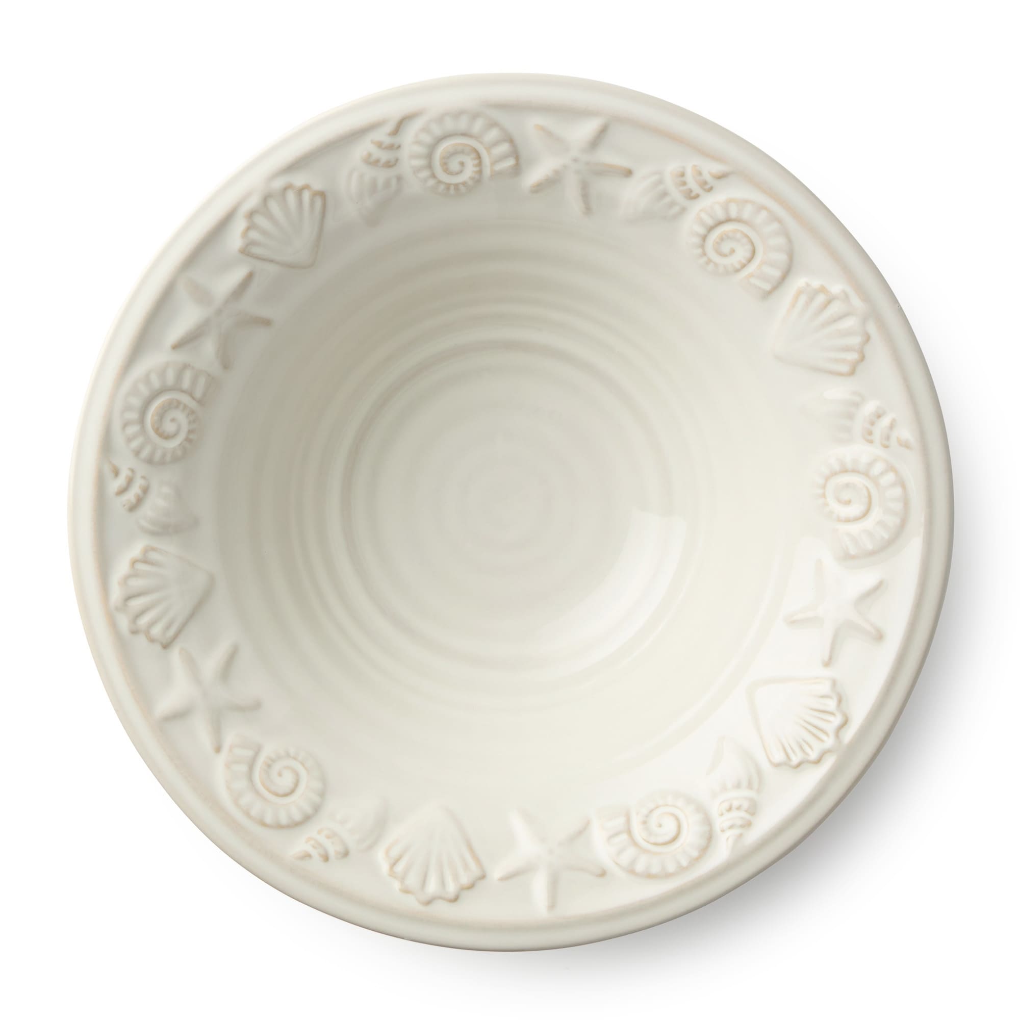 Certified International Coastline Cream 70 oz. Deep Bowl 11" x 3.5" - 11.00"L x 11.00"W x 3.50"H