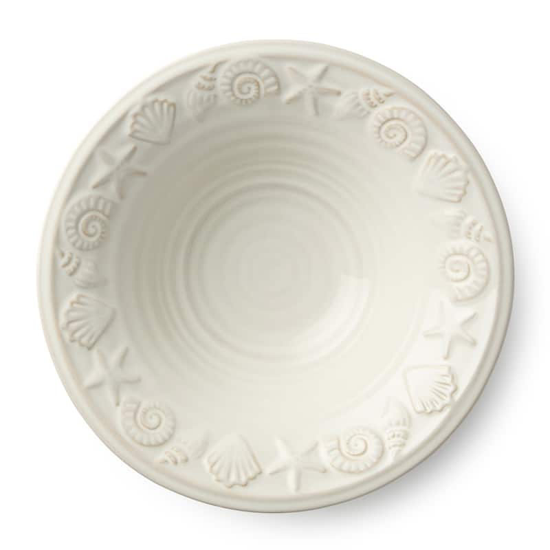 Certified International Coastline Cream 70 oz. Deep Bowl 11" x 3.5" - 11.00"L x 11.00"W x 3.50"H