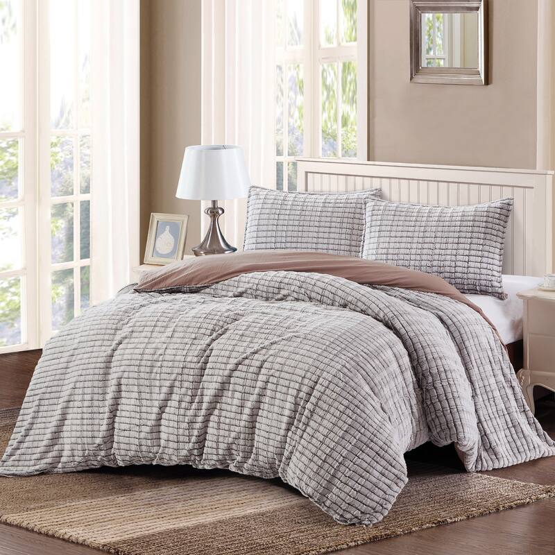 FauxFur Duvet Cover Set