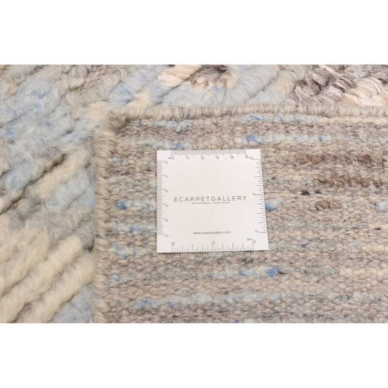 ECARPETGALLERY Hand-knotted Tangier Ivory Silk, Wool Rug - 8'3 x 9'10