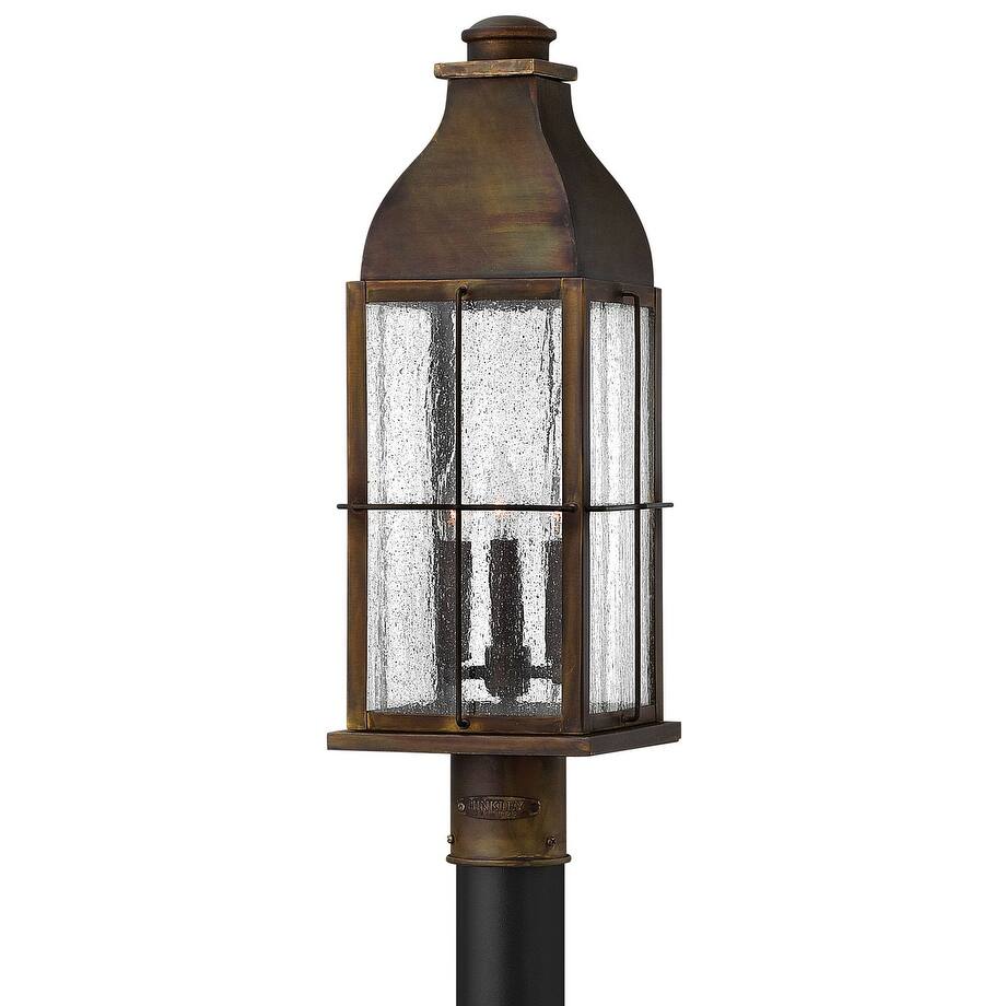 Hinkley Lighting Bingham 3 Light 23.5" Tall Heritage Post Light with