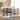 Jeriah Mid-Century Wood and Woven Rattan 5-Piece Dining Set
