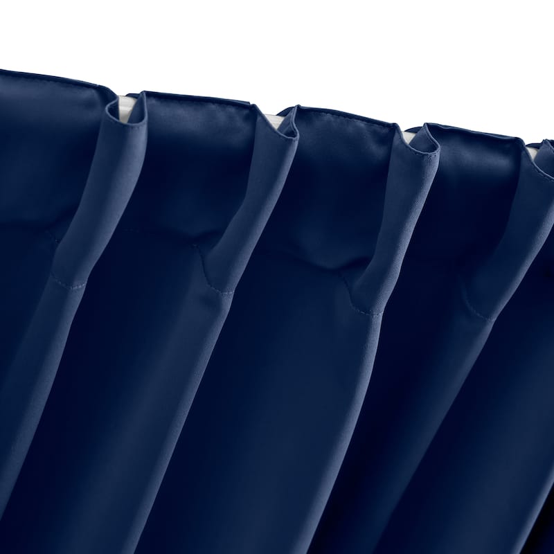 Gorgeous Ultimate BlackOut 2-Way Pocket Double Wide Curtain Panel