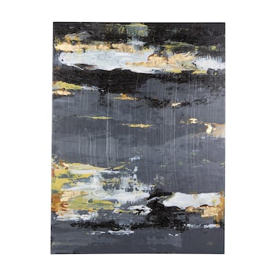 Silver And Gold Inspiration III (40 x 56) Canvas Art Print