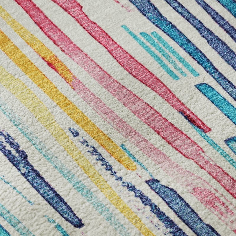 Premium Washable Super Soft Modern Stripes Mayfield Rug
