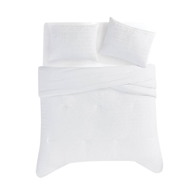 Truly Soft Crinkle Garment Wash Comforter Set