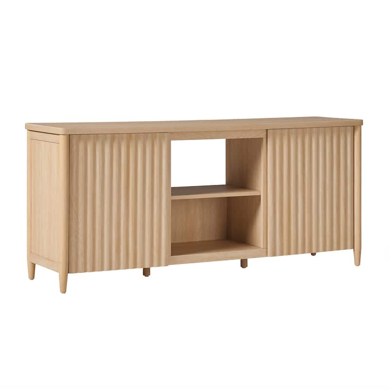 Middlebrook Scandinavian Reeded 58-inch TV Stand with Storage