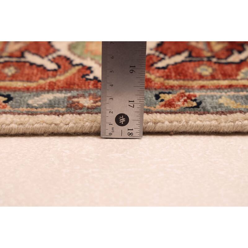 ECARPETGALLERY Hand-knotted Jules Sultane Ivory Wool Rug - 5'2 x 7'10