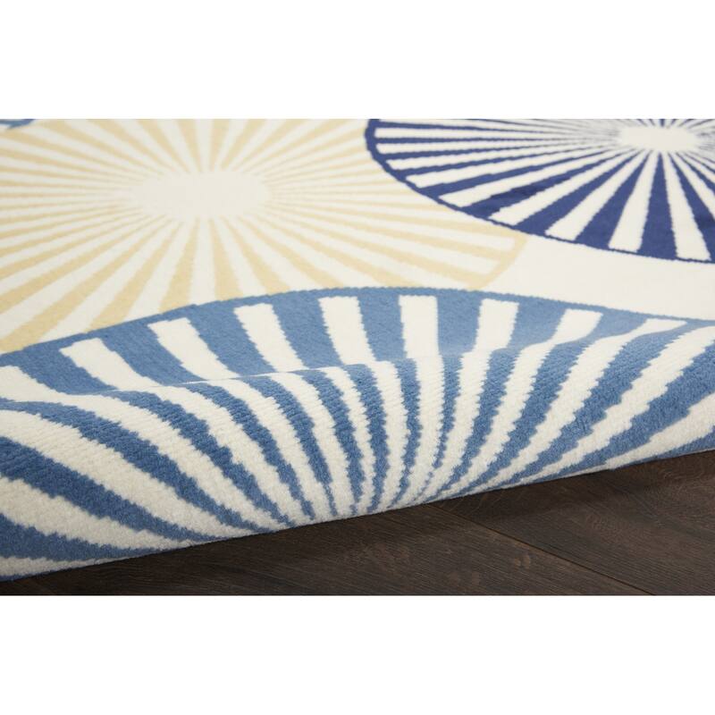 Kanaj Power Loomed Geometric Modern Durable Area Rug By HomeRoots