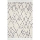 preview thumbnail 10 of 23, Nuloom Nieves Moroccan Diamond Tassel Area Rug