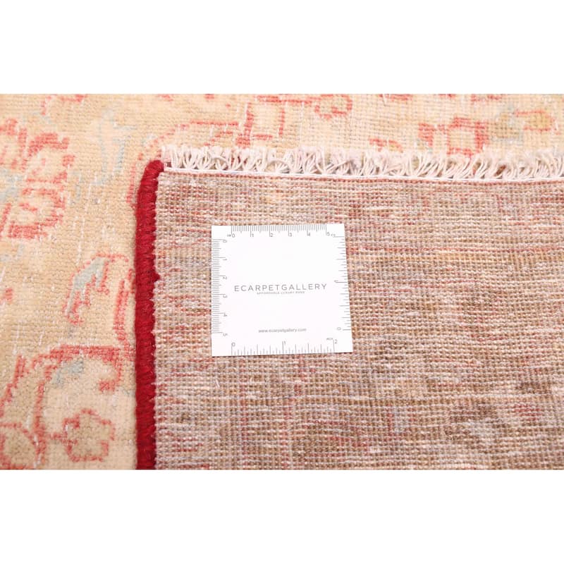 ECARPETGALLERY Hand-knotted Antalya Vintage Red Wool Rug - 8'10 x 12'6