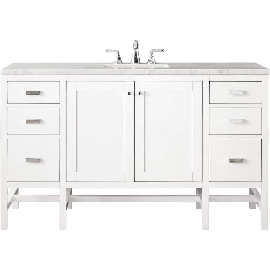 James Martin Vanities Addison 60" Single Basin Hardwood Vanity Set