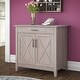 preview thumbnail 22 of 88, Key West Secretary Desk with Storage Cabinet by Bush Furniture Washed Gray