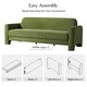 preview thumbnail 23 of 39, HULALA HOME Isai Modern Curved Velvet Sofa