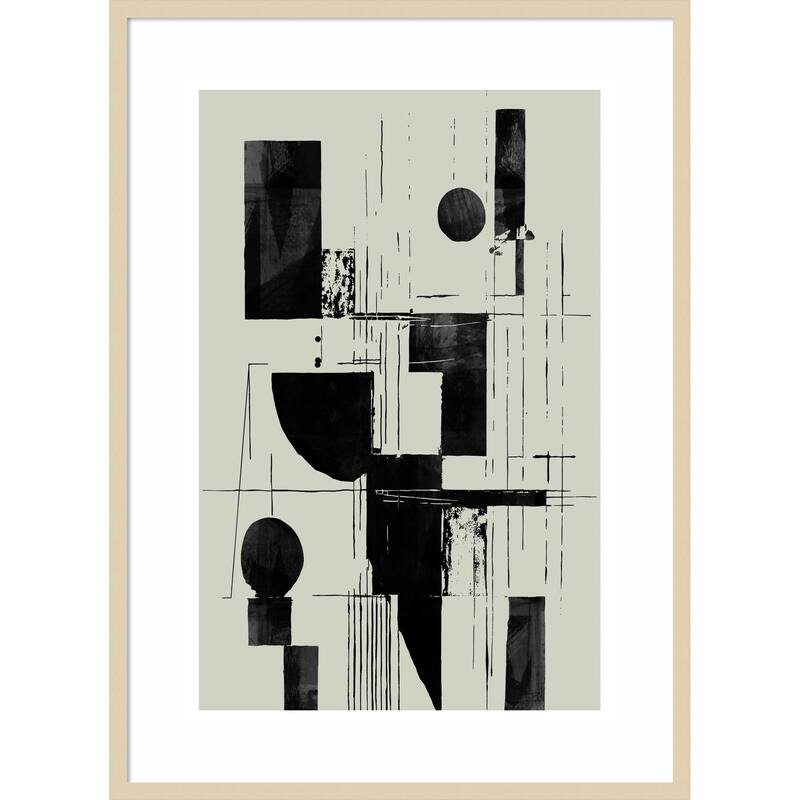 Interconnected No. 1 by Cartissi Wood Framed Wall Art Print