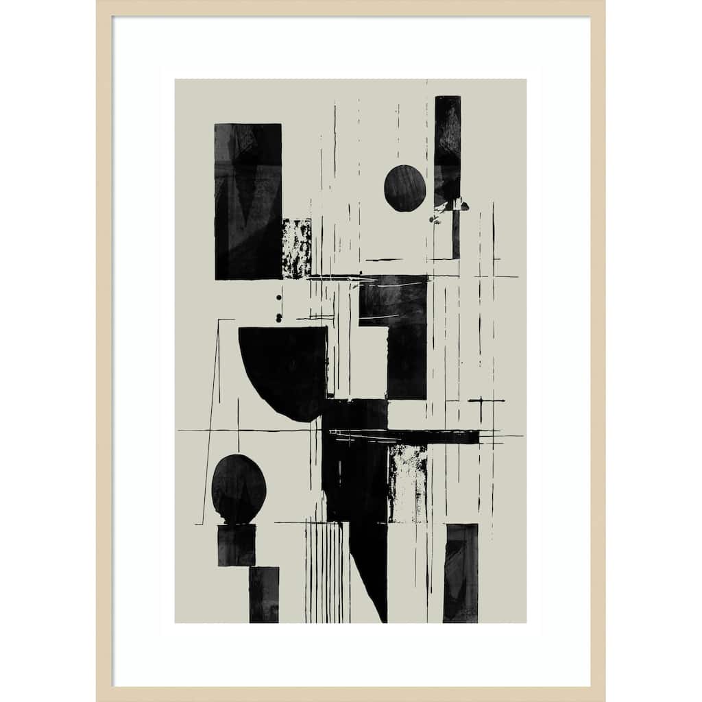 Interconnected No. 1 by Cartissi Wood Framed Wall Art Print
