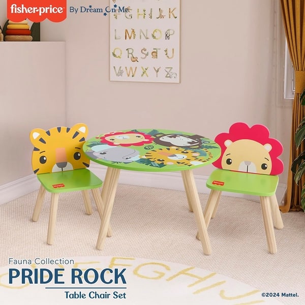 slide 2 of 6, Fisher Price Fauna Collection Pride Rock Table Chair Set by Dream On Me Multi