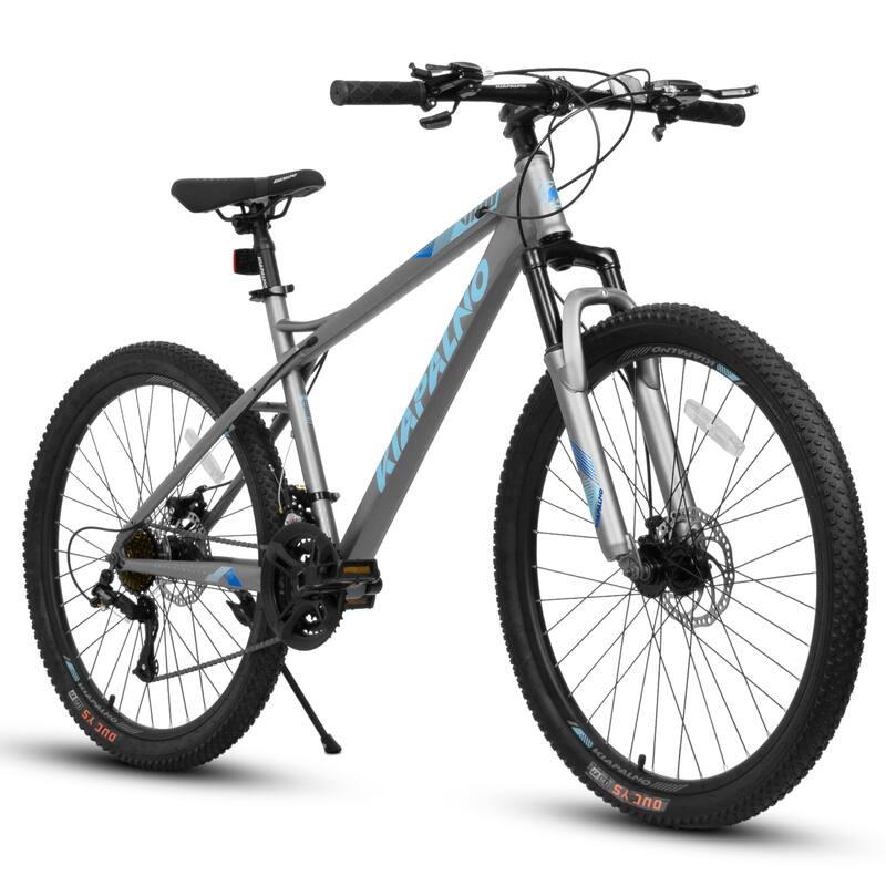 26-Inch Mountain Bike for Adults and Teenagers, High Carbon Steel Frame, Front and Rear Mechanical Disc Brakes, 21-Speed