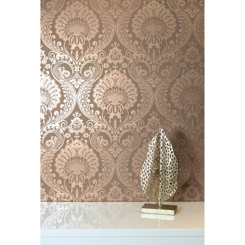 Arthouse Berenice Rose Gold Luxe Wallpaper