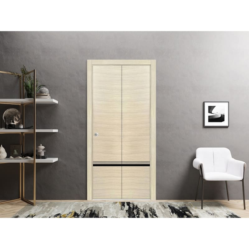 Slab Barn Door Panel 28x80 Planum 0012 Natural Veneer Sturdy Finished