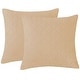 preview thumbnail 34 of 39, Subrtex Throw Pillow Simple Square Covers,2pcs Khaki