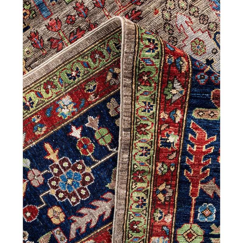 Serapi One-of-a-Kind Hand-Knotted Area Rug - Brown - 10' 0" x 13' 9"