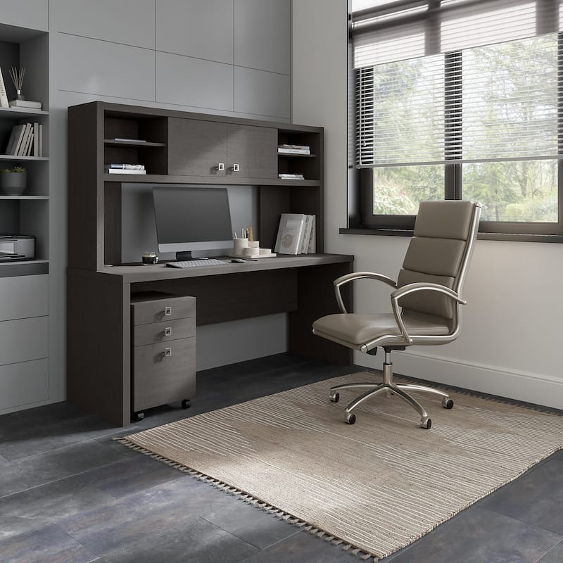 Echo 72W Computer Desk with Hutch & Drawers by Bush Business Furniture
