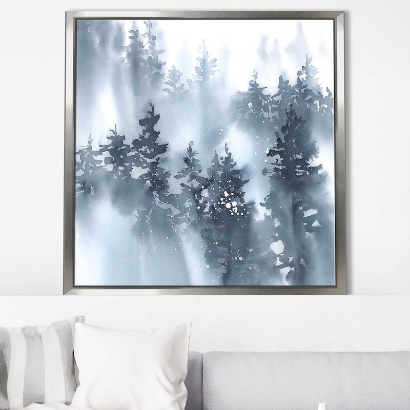 "Misty Forest I" Print on Floating Canvas