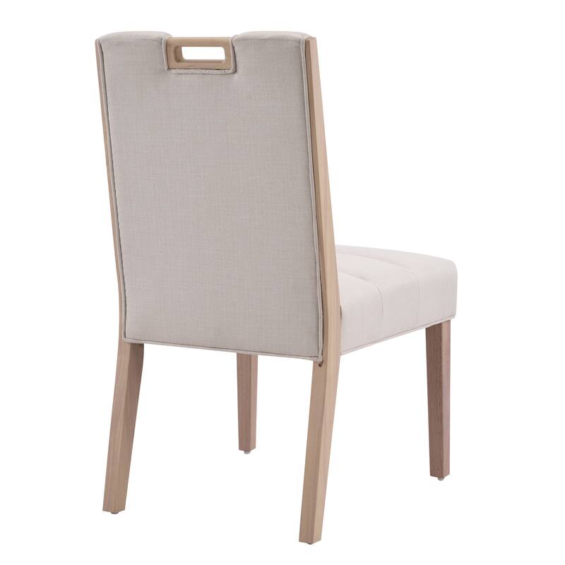 Christopher Knight Home - Modern Wooden Upholstered Dining Chair Set
