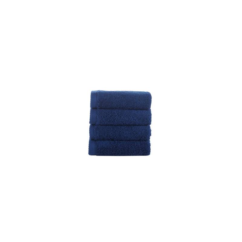 Brooks Brothers Solid Signature 4 pcs Wash Towels - Navy