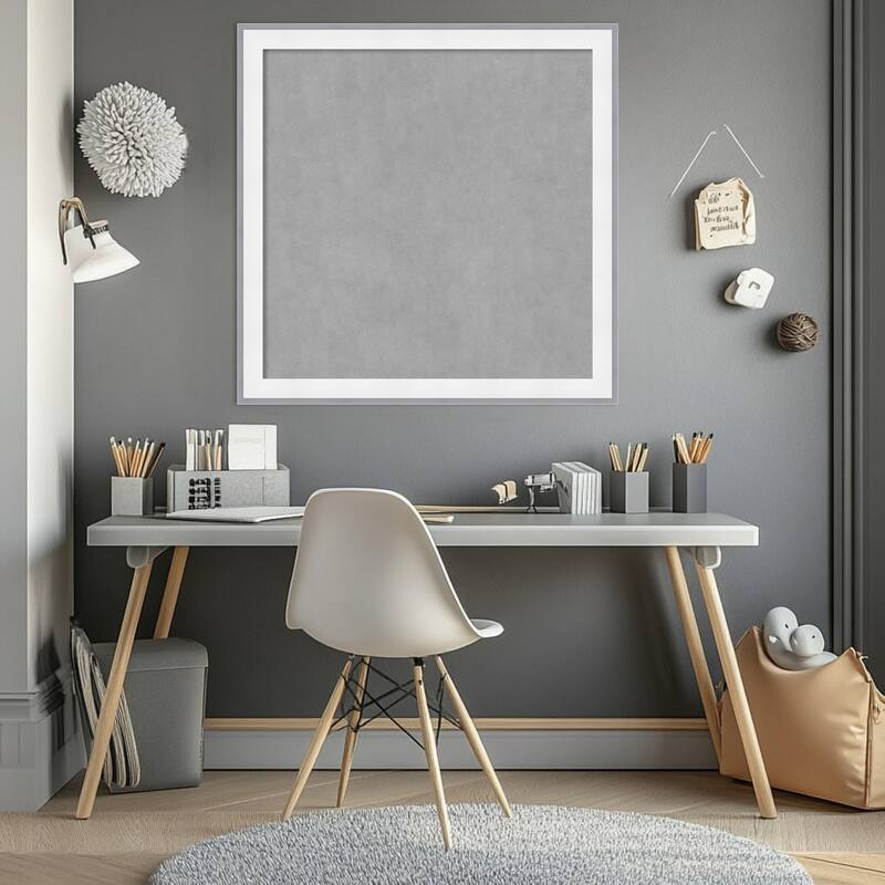 Amanti Art Maya Espresso Silver Framed