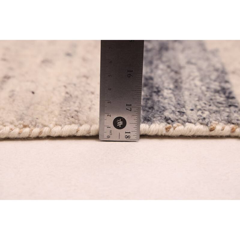 ECARPETGALLERY Hand-knotted Opulence Light Grey Wool Rug - 8'0 x 9'8