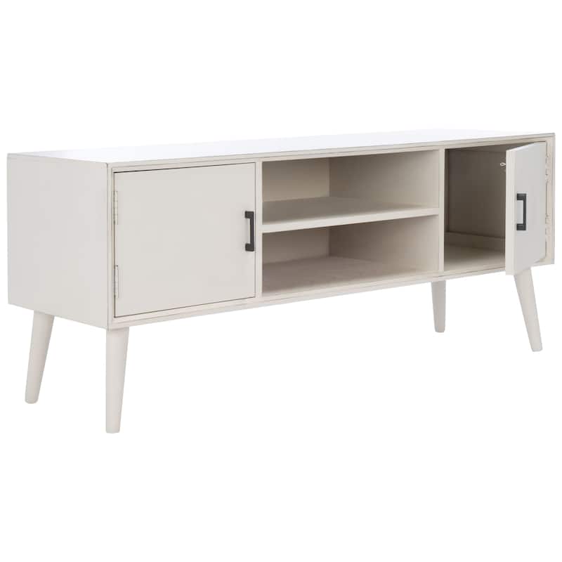 SAFAVIEH Sorrel Mid-Century 47-inch Storage Media TV Stand - 47.3" W x 15.8" L x 20" H
