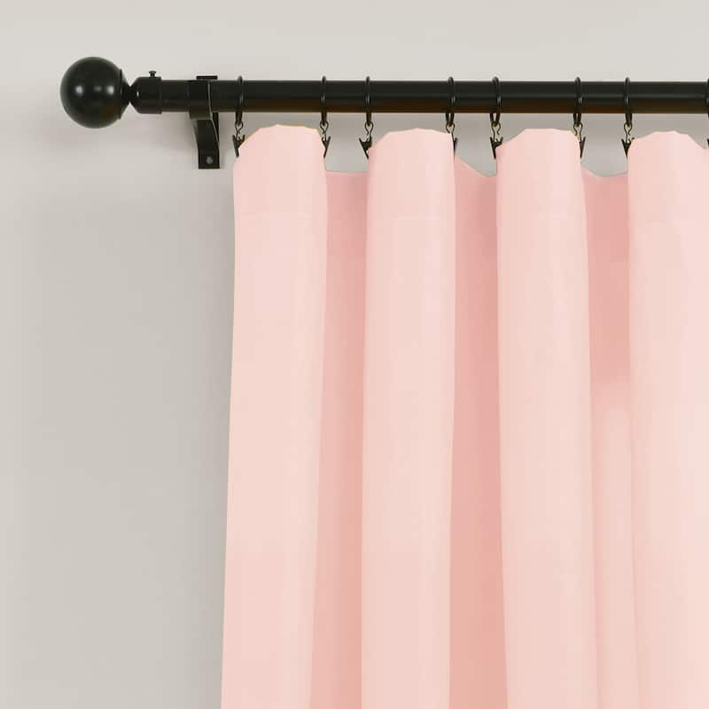 Lush Decor Glitter Ombre Metallic Print Window Curtain Panel Pair - 84" x 52"