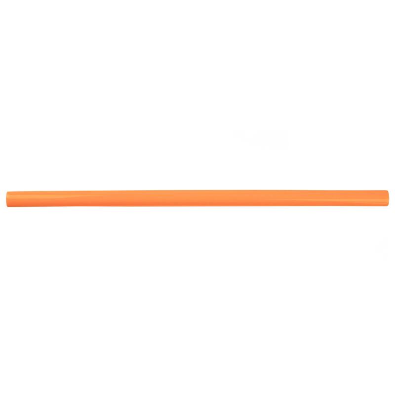 Merola Tile Twist Orange Sunset 1/2" x 11-3/4" Ceramic Wall Trim - (1 Tile)