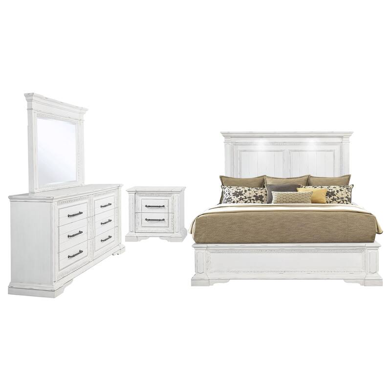 McKinney Bedroom Set Vintage White